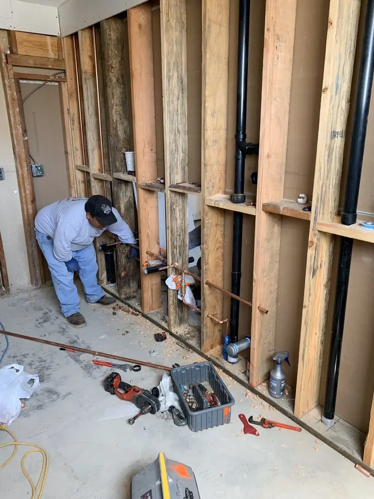 Commercial rough-in plumbing for Gas Line Repair in Carolina Park